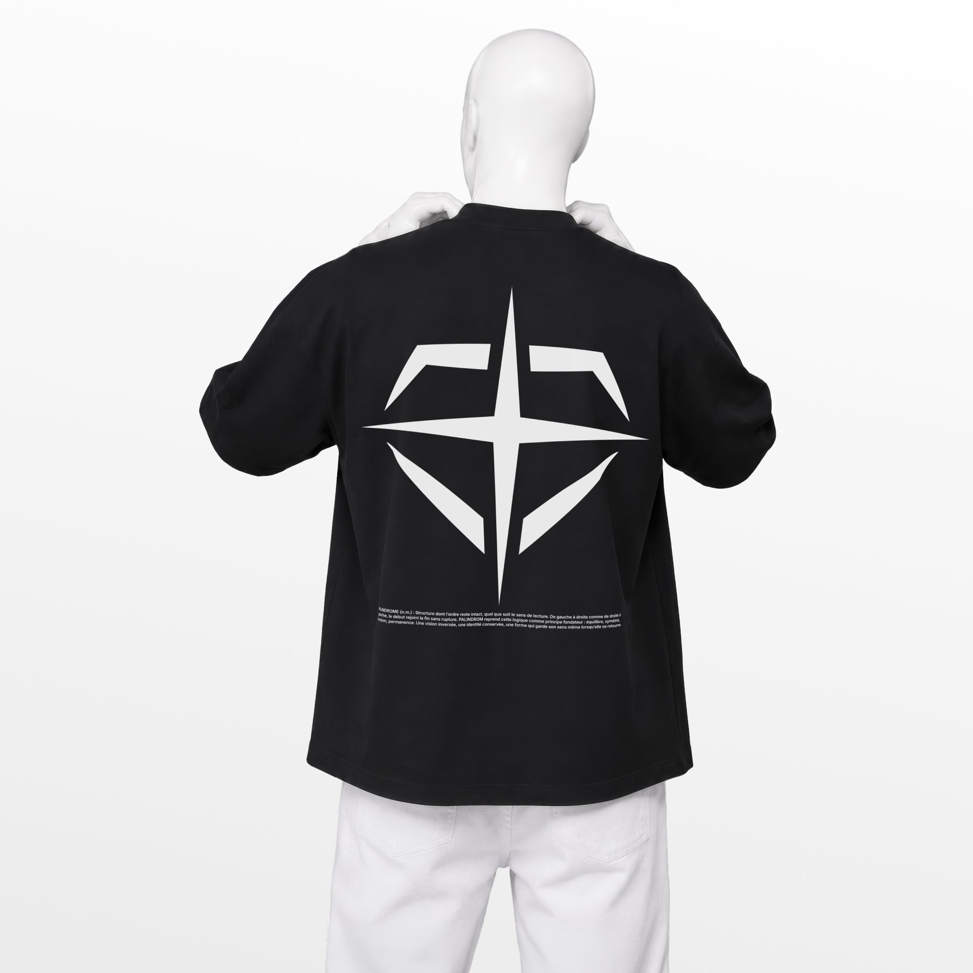 T-SHIRT 00 — FOUNDATION Noir